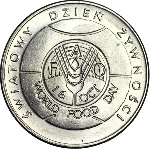 RR-, 50 złotych 1981, FAO, DESTRUKT - DOUBLE DIE