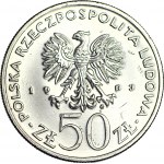 RR-, 50 złotych 1983, Ignacy Łukaszewicz, DESTRUKT - DOUBLE DIE