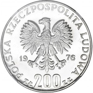 RR-, 200 złotych 1976 Igrzyska XXI Olimpiady, stempel lustrzany