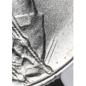 RRR-, 5 złotych 1974, Rybak na TRAWCE TYP 3, SKRĘTKA