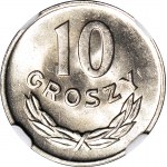 10 groszy 1949, miedzionikiel, mennicze
