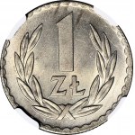 1 złoty 1949, miedzionikiel, mennicze