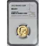 Francja, Republika, 20 franków 1912, Paryż, złoto, mennicze