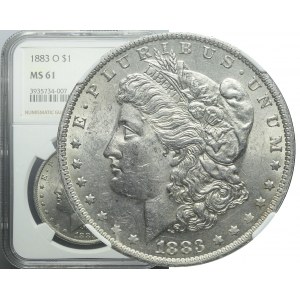 Stany Zjednoczone Ameryki (USA), 1 dolar 1883 O, Nowy Orlean, typ Morgan