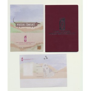 PWPW paszport reklamowy Pieski Świat z folderem promocyjnym i wkładkami