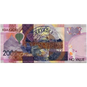 Szwajcaria, banknot testowy KBA Giori, Jules Verne, KG09873364