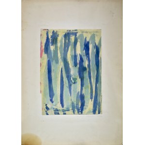 Krystyna Pelletier (1914-2007), Kompozycja zielono-niebieska, 1960