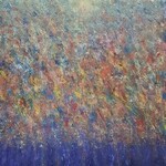 Bogdan Styperek, Bez tytułu, 2020r., olej na płótnie, 90 x 90cm, sygn.na odwrociu,