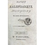 KALENDARZYK POLITYCZNY NETTO na rok 1829