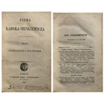 SIENKIEWICZ - PRACE HISTORYCZNE 1862 r.