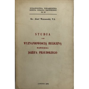 STUDIA NAD WYZNANIOWOŚCIĄ REL. PIŁSUDSKIEGO