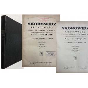 SKOROWIDZ WŁADZ I MIEJSCOWOŚCI RP 1934-37