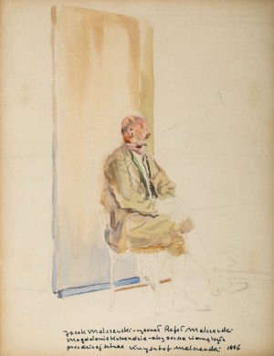 Rafał Malczewski (1892 Kraków - 1965 Montreal), Portret ojca