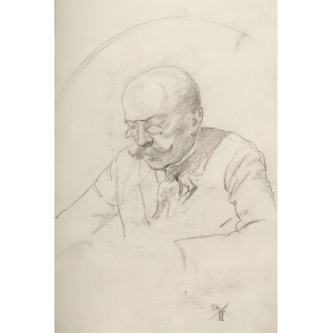 Karol Kossak (1896 Lwów-1975 Ciechocinek), Portret mężczyzny