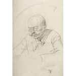 Karol Kossak (1896 Lwów-1975 Ciechocinek), Portret mężczyzny