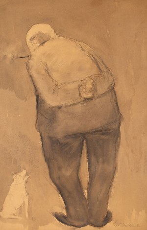 Tadeusz Waśkowski (1883-1966), Mężczyzna z psem