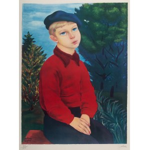 Mojżesz Kisling (1891 Kraków - 1953 Sanary-sur-Mer), Chłopiec w niebieskim berecie