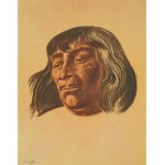 Bolesław Cybis (1895 Wilno - 1957 Trenton), Teka Folio One of American Indian Drawings, 1970