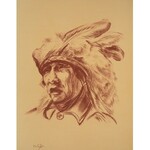 Bolesław Cybis (1895 Wilno - 1957 Trenton), Teka Folio One of American Indian Drawings, 1970