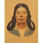 Bolesław Cybis (1895 Wilno - 1957 Trenton), Teka Folio One of American Indian Drawings, 1970