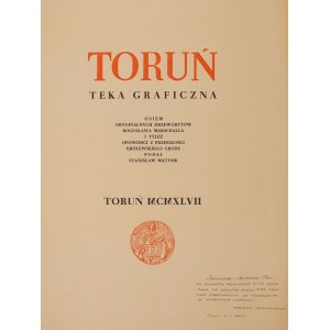 Bogusław Marschall (1921 Drohobycz - 1995 Gdańsk), Toruń. Teka graficzna 1947 r.