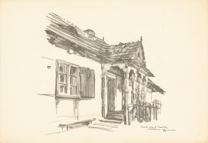 Gumowski Jan Kanty (1883-1946), Lublin. Domek przy ul. Szewskiej, 1917