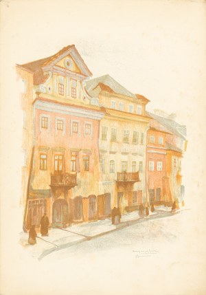 Gumowski Jan Kanty (1883-1946), Lublin. Domy przy ul. Szerokie, 1917