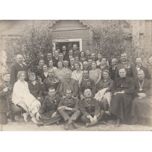 Żołnierze – zdjęcie grupowe, kantyna, Krasne nad Uszą, 30 cm