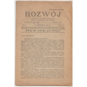 Rozwój 25 listopada 1922