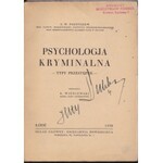 S. W. Poznyszew Psychologia kryminalna