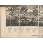 Panoramiczna mapa Jerozolimy Adolf Eltzner Das Biblische Jerusalem