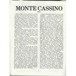 Monte Cassino 1944 Chicago druk emigracyjny