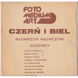 Czerń i biel Kazimierzowi Malewiczowi
