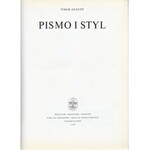 Szanto Tibor Pismo i styl