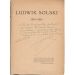 Ludwik Solski 1875-1945 dedykacja