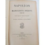 Masson Frederic NAPOLEON MANUSCRITS INEDITS