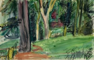 Henryk HAYDEN (1883-1970), W ogrodzie, 1948