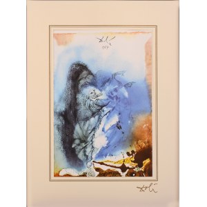 Salvador Dali, Genesis 1; 1, 24 - 25 z teki 40 Paintings of the Bible