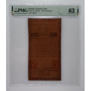 Insurekcja Kościuszkowska - 50 złotych 1794 - A - PMG 63 - WYŚMIENITY EGZEMPLARZ