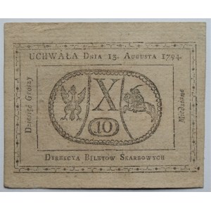 10 groszy miedziane 1794