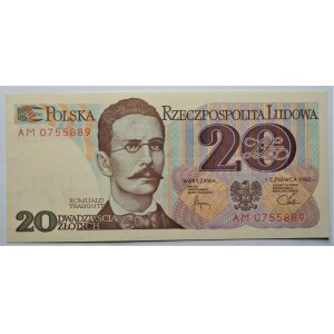 20 złotych 1982 - seria AM