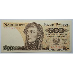 500 złotych 1982 - seria EG