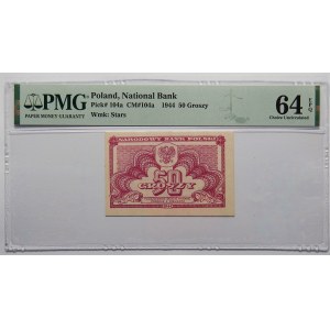 50 groszy 1944 - PMG 64 EPQ