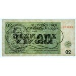Czechosłowacja - Getto Terezin - 20 koron 1943 - PMG 64 EPQ