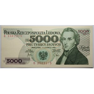 5000 złotych 1982 - seria B