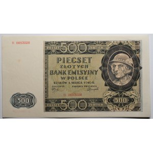 500 złotych 1940 - seria B