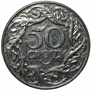 Generalna Gubernia - 50 groszy 1938 - NIKLOWANA