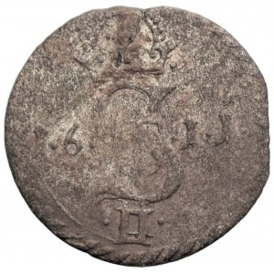 Zygmunt III Waza (1587-1632) - Dwudenar Wilno 1611 - kropki w dacie - Kolekcja Górecki