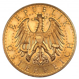AUSTRIA - 100 szylingów 1930 - złoto 900
