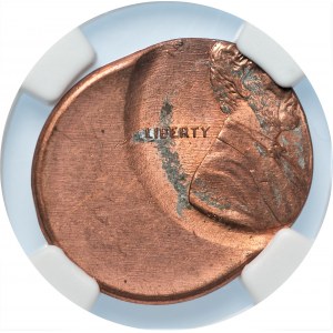 USA - 1 cent - DESTRUKT - NGC MINT ERROR MS 65 RED